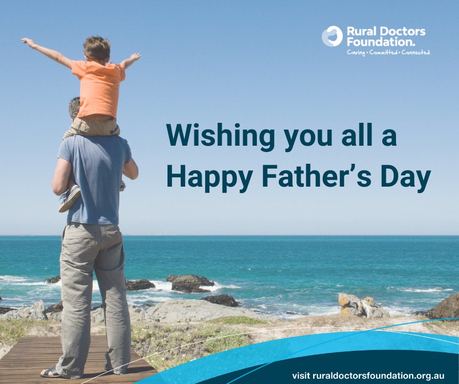 Happy Father’s Day! To all those special men in our lives, we hope you have a wonderful day. An extra shout-out to the dads working in rural healthcare, balancing family life with their commitment to our communities. You’re amazing!