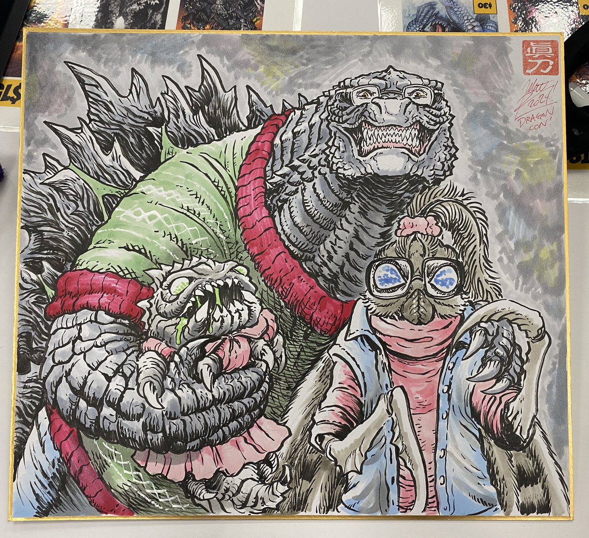spankzilla85's tweet photo. FAMILY PORTRAIT - commission for #Dragoncon! Definitely channeled @djcrumrine for this one!!! https://t.co/rdCHQMUYgS