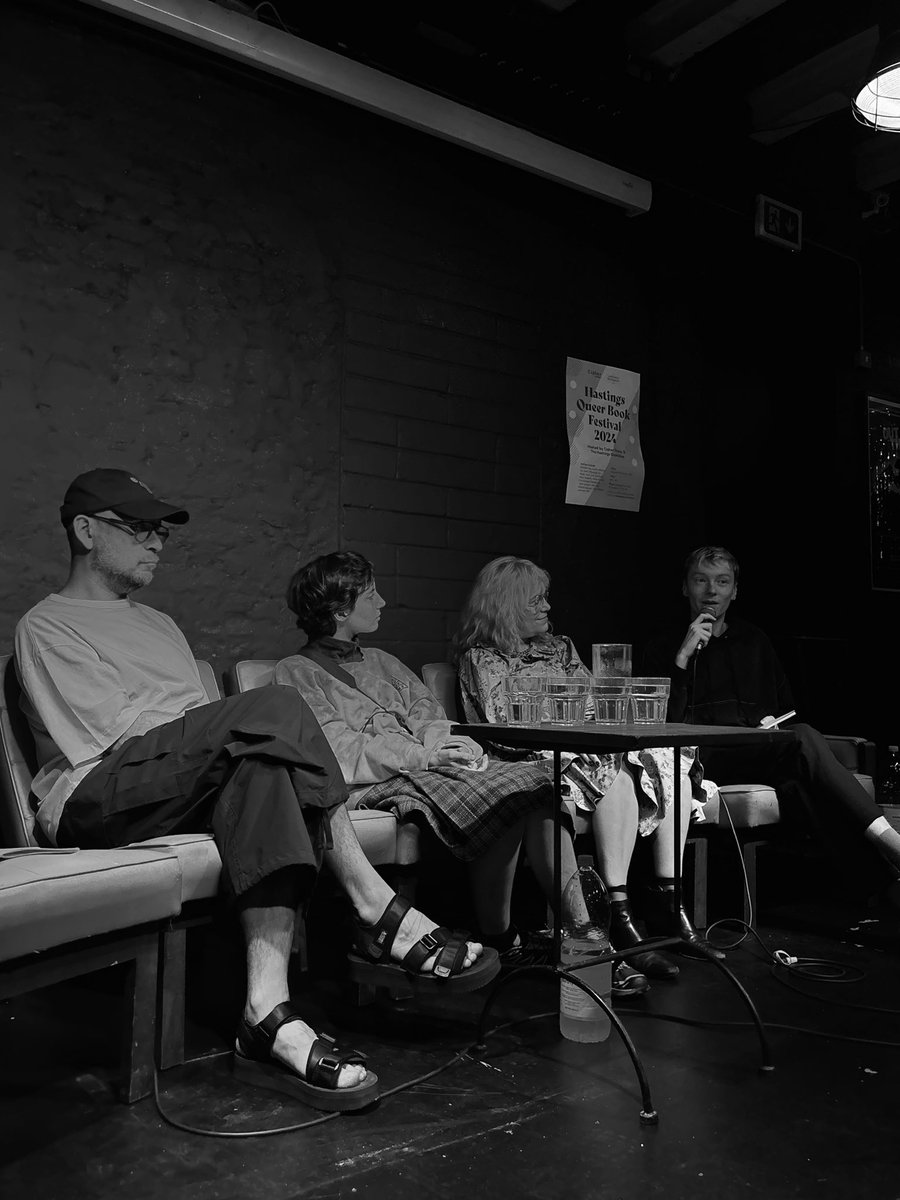 what a dream event tonight in Hastings — myself, Michelle Tea, Liara Roux and Jeremy Atherton Lin