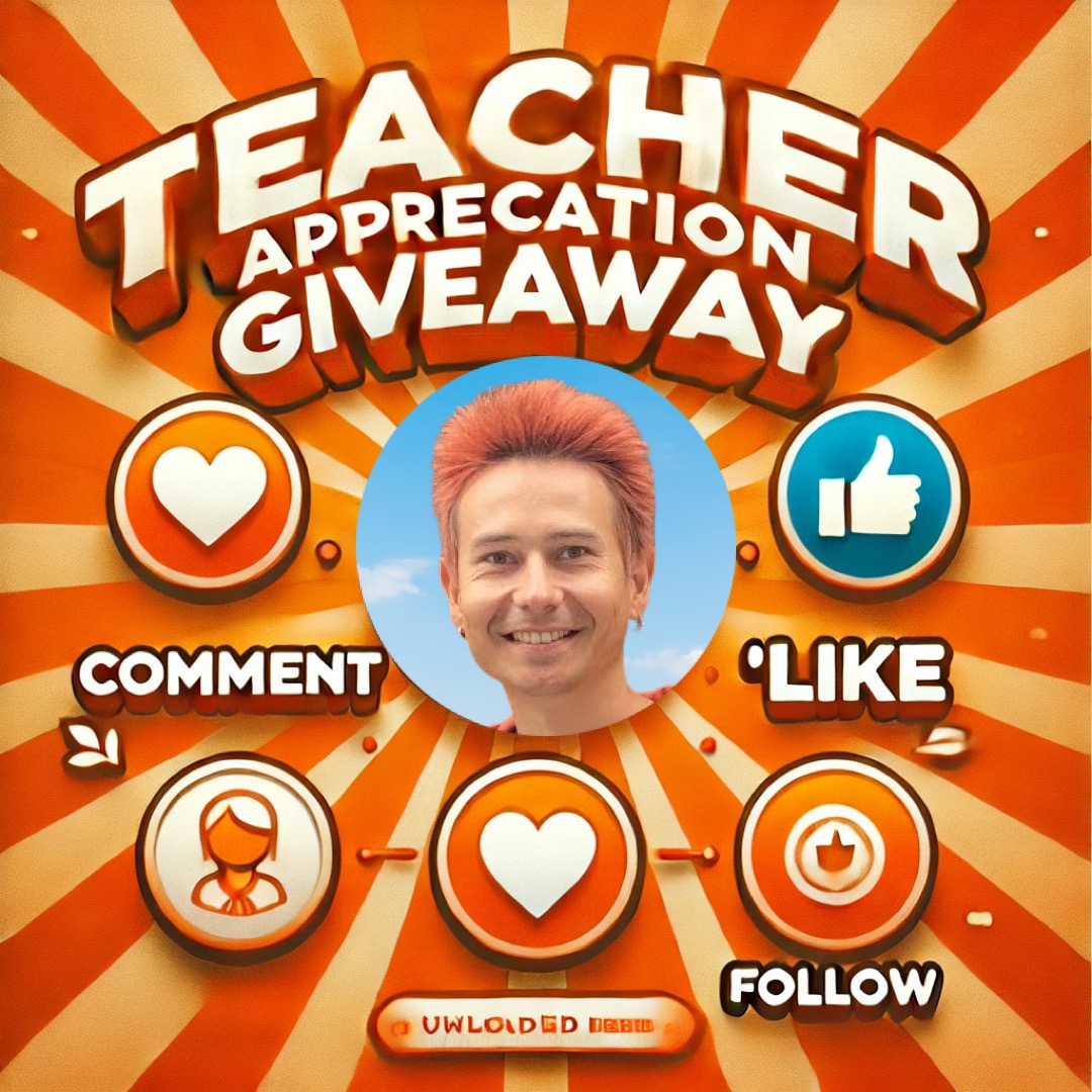 🎶🎉🥳 $100 GIVEAWAY FOR TEACHERS 🥳🎉🎶

Enter for a chance to win 5 cash prizes valued at $100.

How to Enter, simply:
- Follow me 
<a href="/denslon_eng/">Den Slon | Teaching & Parenting</a>
- Repost this giveaway
- Tag a friend in the comments

Bonus entry:
- fill out the form (link in bio)

#Giveaway #Win #ClearTheList