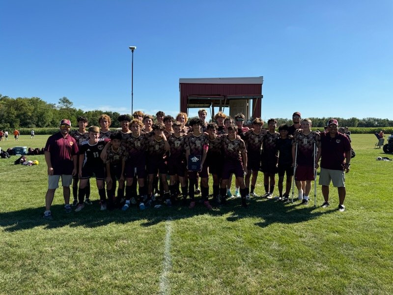 Final result!!!! Morris WINS!!!! Senior Angel Valderrama scoring the winning goal in the first half. Assist by Junior Dylan Cleek.  With tired legs boys pushed through and finished the game winning every ball!