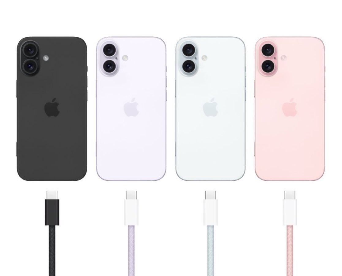 ashirbad337's tweet image. Should Apple include color-matched USB-C cables with the iPhone 16?
#iPhone16 #iPhonelaunch