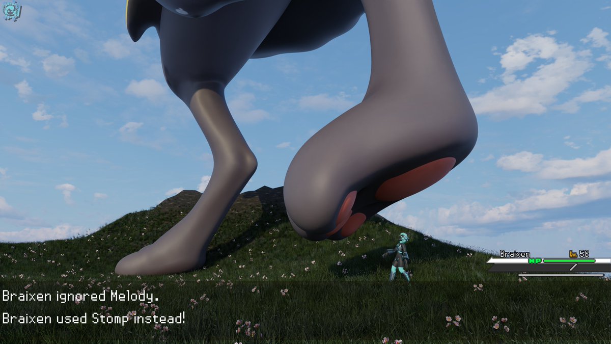 MelodicRobotics's tweet photo. It's a little known fact that in Pokemon, if you don't have enough badges, Pokemon of certain levels may ignore your commands, or use a completely different attack. Melody found this out the hard way. https://t.co/CogbHnHQGW