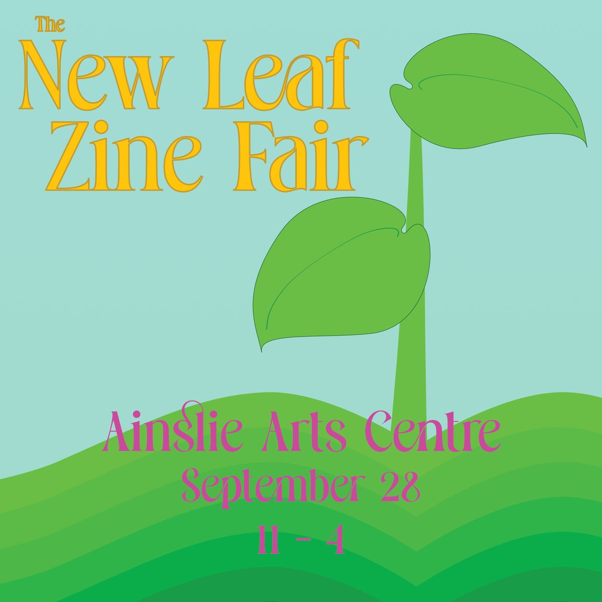 It's time to announce the New Leaf Zine Fair, Saturday 28 September 2024.  Click thru for table applications and our socials for updates.
linktr.ee/canberrazineem…