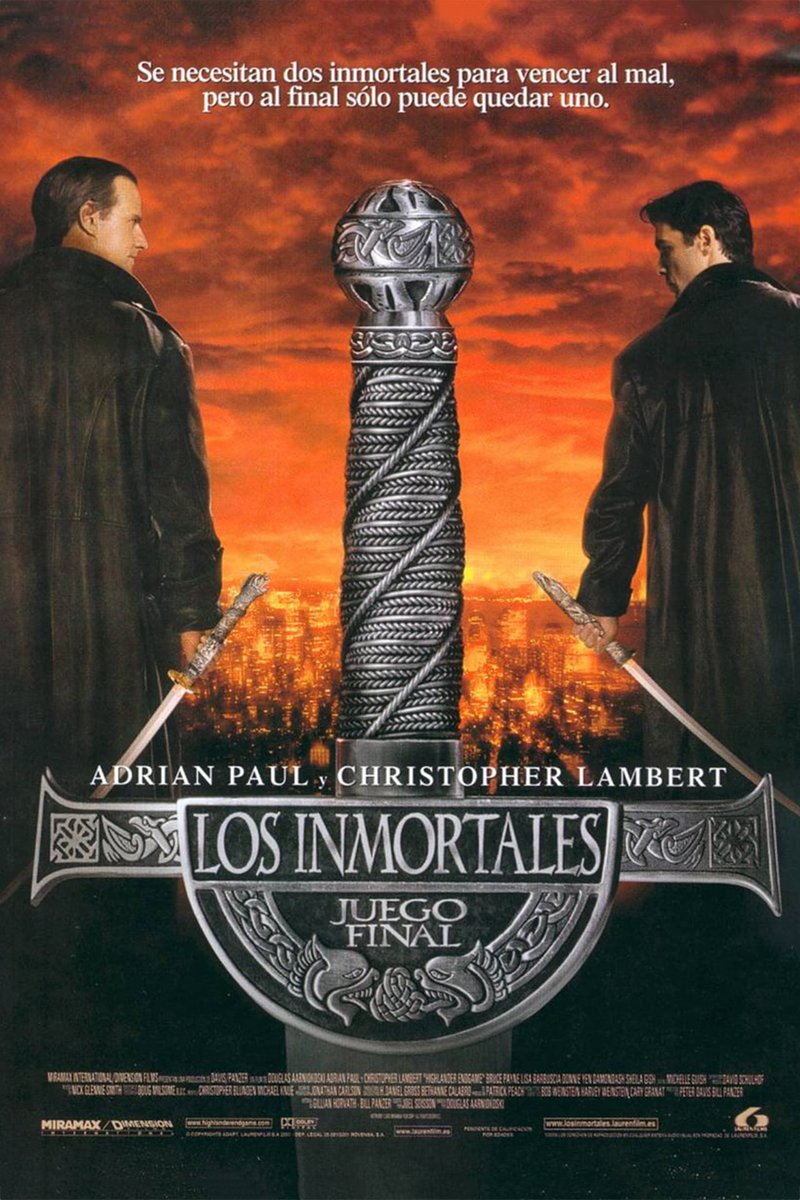 2en1reloj's tweet photo. “Solo puede quedar uno… y ese no serás tú. 🗡️
#LosInmortalesJuegoFinal cumple 24 años y sigo defendiendo esta joya (Al menos para mi).
¿Qué opináis de esta película? 🎬
#cine #acción #ConnorMacLeod #DuncanMacLeod https://t.co/XrhYnxaSjJ