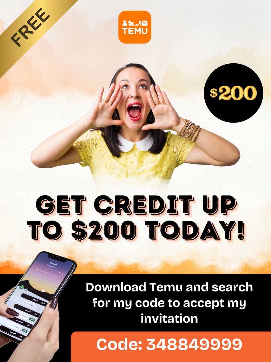 Get credit up to $200 today!
Download Temu and search my code to accept  my invitation.
Code:  348849999

#people #invitation #Ronaldo #money #code #DOWNLOAD #TEMU