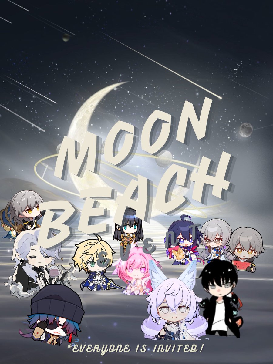 madamguardian's tweet photo. Everyone! An announcement for an event!
We will see you tomorrow at #MoonBeach! We will be swimming with the stars at an exclusive spot.
Please make sure to bring a plus one (or not), and no Nanook allowed ❌ https://t.co/wyz8qHBowd