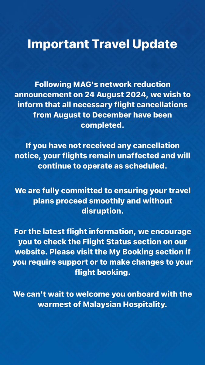 Malaysia Airlines tweet media