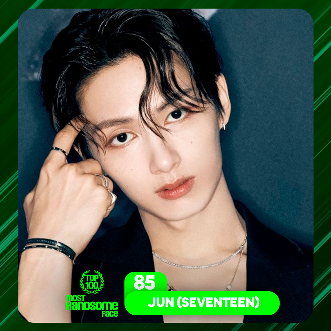 TOP100KPOP's tweet photo. TOP 100 – Most Handsome Faces Of K-POP in 2024

#85 JUN (#SEVENTEEN)

Congratulations! 🎉 https://t.co/HbpvmrjCFU