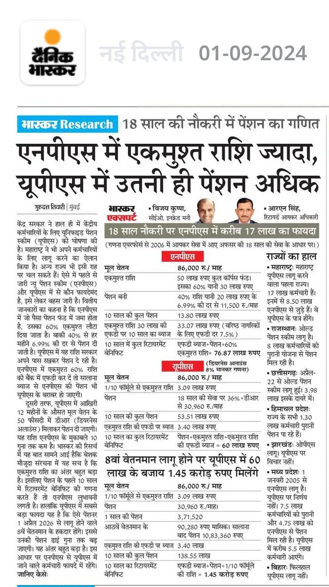 Pk0001010's tweet photo. #NoNPS_NoUPS_OnlyOPS
#OPS_लागू_करो 
@Aamitabh2 @AKP2336 @Ambrish261281 @baranwal06 @BasantMaster1 @BKPATEL2410 @bprawatNOPRUF @vijaykbandhu @Shri_mahan @aapkadilipgupta @logontosantosh @JoshiHareshD @vashishtvp @RLD_OPS @INFORRK @PARDEEPkau @Info_4Education @NK_educator https://t.co/krClQMhbFn