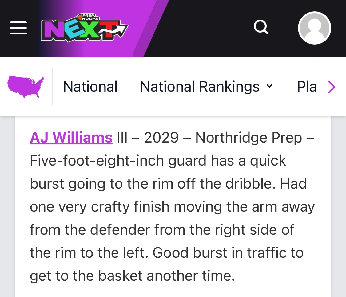 Arthur "AJ" Williams III (@ajwhoops) on Twitter photo Thank you for the recognition as a Top Performer <a href="/PrepHoopsNext/">Prep Hoops ππππ π</a> Middle School Camp. Now back in Chicago to continue working on my game! πͺπΎ
<a href="/PrepHoopsIL/">Prep Hoops Illinois</a> <a href="/nrp_hoops/">Northridge Basketball</a>
<a href="/CoachRobRey/">Robert Rey</a> <a href="/coach4character/">Basketball Coaching π</a> Thank you for the recognition as a Top Performer <a href="/PrepHoopsNext/">Prep Hoops ππππ π</a> Middle School Camp. Now back in Chicago to continue working on my game! πͺπΎ
<a href="/PrepHoopsIL/">Prep Hoops Illinois</a> <a href="/nrp_hoops/">Northridge Basketball</a>
<a href="/CoachRobRey/">Robert Rey</a> <a href="/coach4character/">Basketball Coaching π</a>