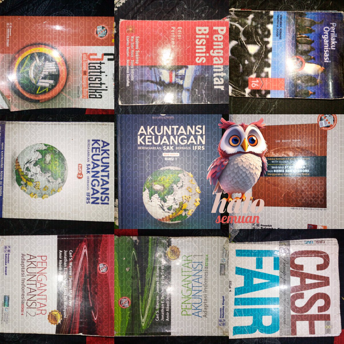 wts. preloved buku kuliah manajemen akuntansi perpajakkan statistika hukum bisnis
