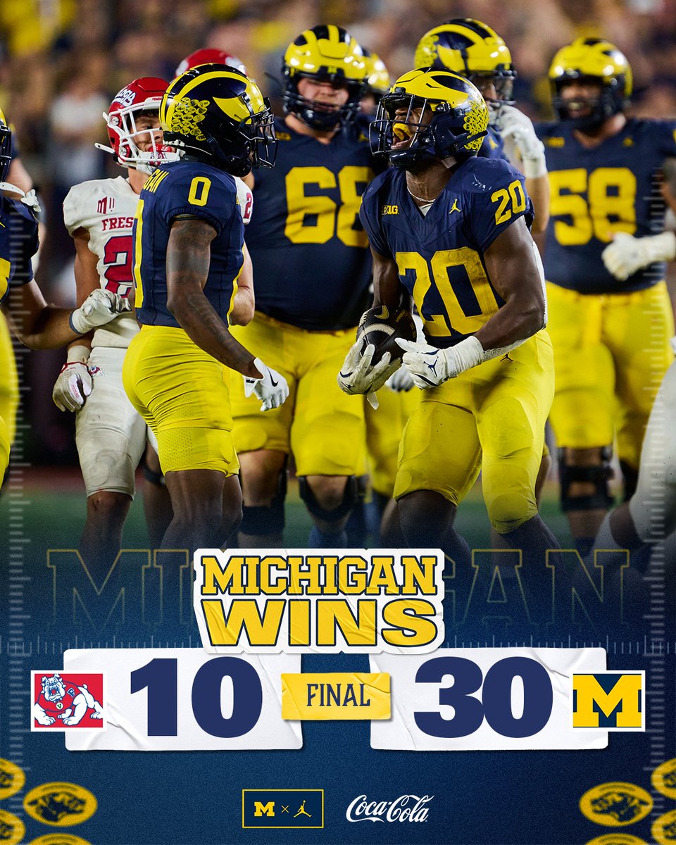 Won the opener!

#GoBlue
