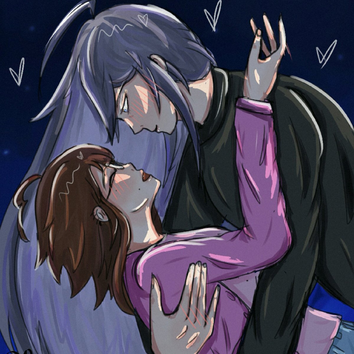 ramugatito's tweet photo. Today its my first year with Jakurai! a year since the day i decided to become a yume and love him in another way. I love you with all my heart Jakurai my beloved💜🩷 https://t.co/MLMk1ptnUS