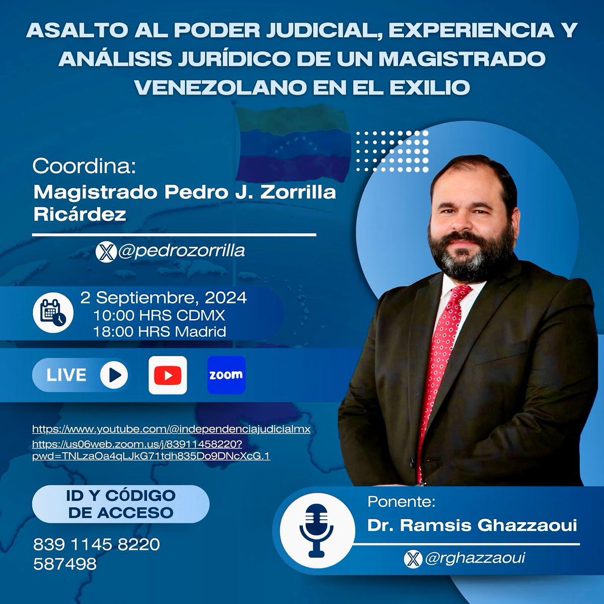 rghazzaoui's tweet photo. Lunes #2S todos invitados
#Mexico #IndependenciaJudicial #refoma #JusticiaLibre #PoderJudicial #PoderJudicialDeLaFederación #Venezuela #Democracia #DDHH https://t.co/mQgg3LymLU