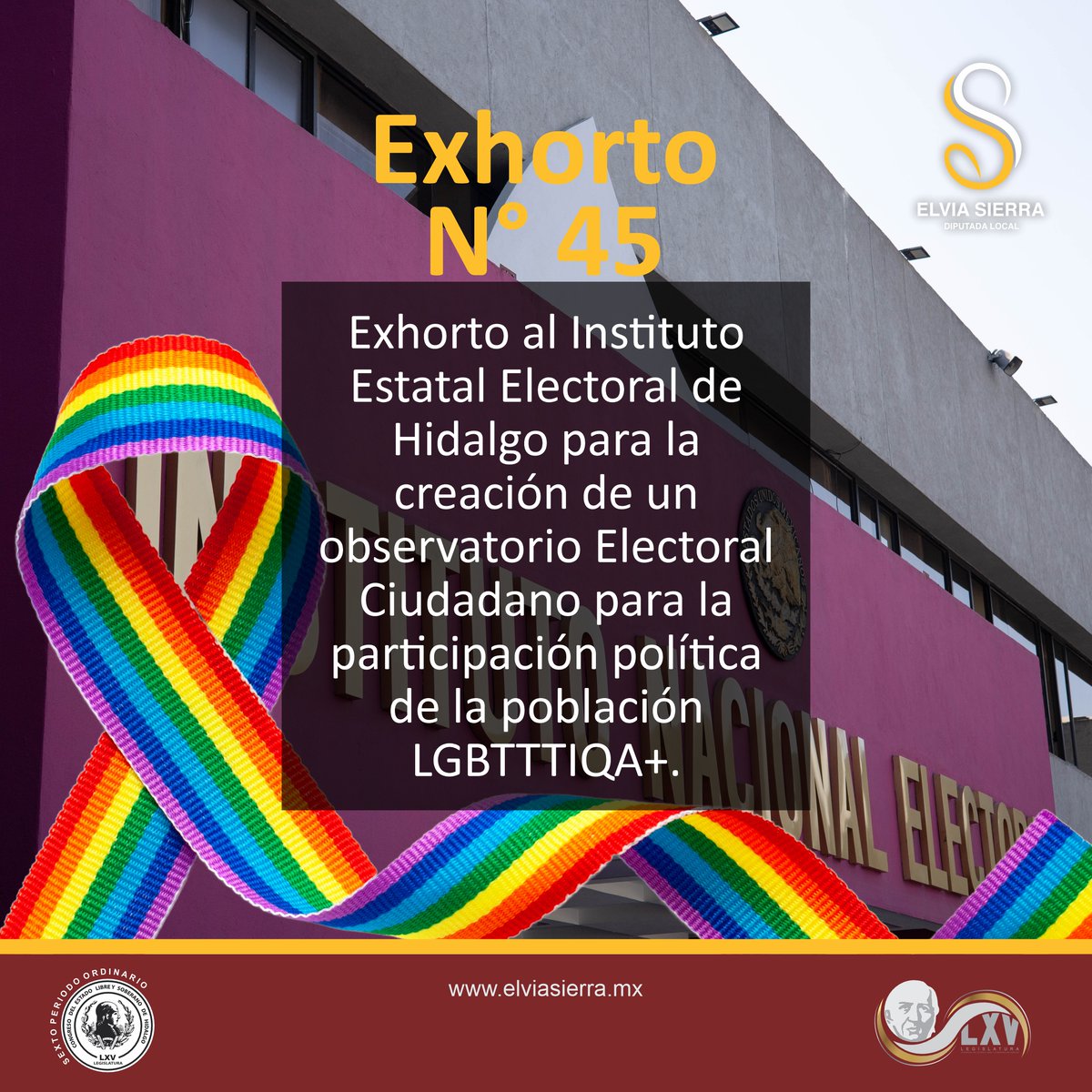 Buscar las mejores condiciones de igualdad en la participación de todas las personas.
#LXVLegislaturaHidalgo