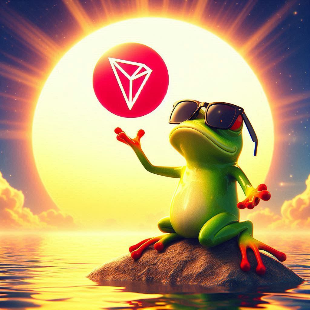 yodaloverrr's tweet photo. Started increase my position in #Sunpepe

Here's my theory...

Justin Sun recently talked about sending Sunpepe to $1B on Twitter Spaces.

I think with his well known ego and personality there is a decent chance he will actually make it happen for the benefit of the Tron eco.

$SunPepe to $1B would roughly be a 30x from current price.

Of course I don't expect the $Pepe to reach $1B but even a run from current mcap ($3M) to $850M would be a 210x.

Will add more if we head towards the $24M mcap area.

Thank you for coming to my sun talk 🤝 🐸