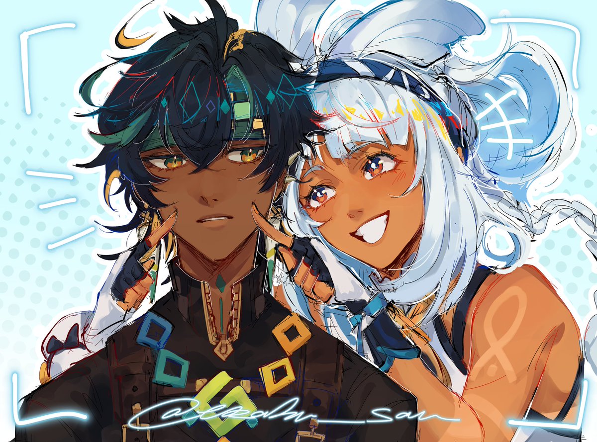 Erabu_san's tweet photo. In the end, I color it so i can matchicon with my friend 🫣 https://t.co/FpuRomVVof