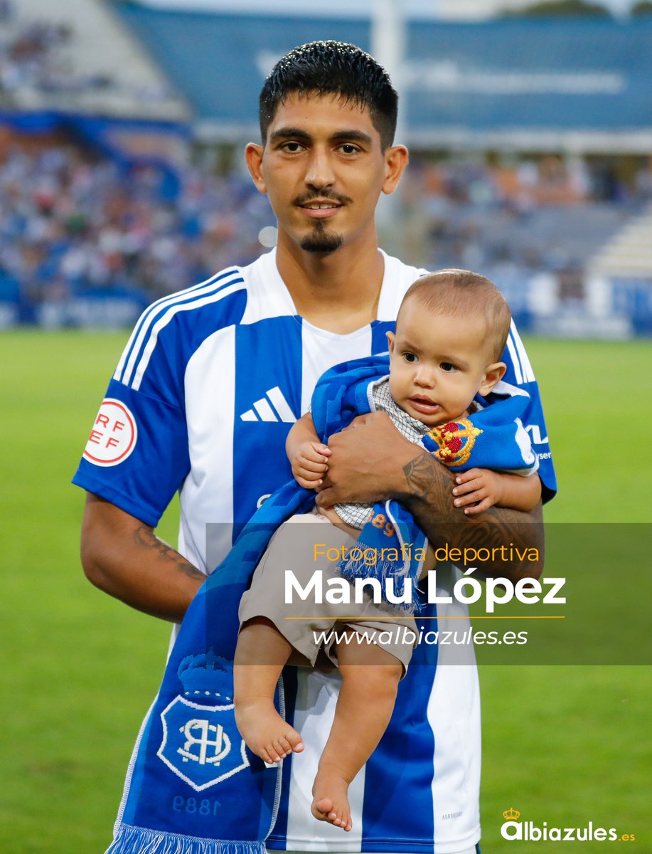 Albiazules's tweet photo. 👶 @Csar14_, de estreno en familia.

#Recre #Recreativo #SomosAlbiazules https://t.co/x0Fz2uY17S