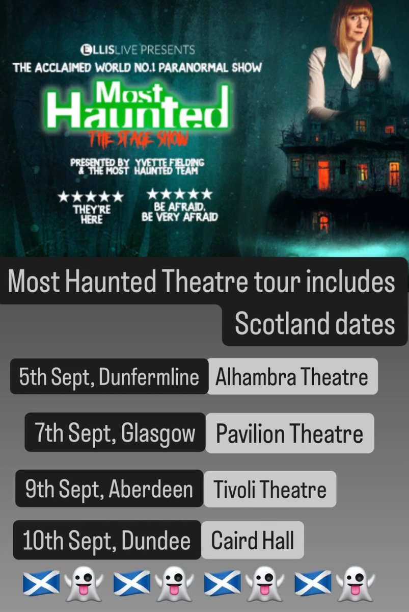 RadioGlen's tweet photo. Come and see us in #Scotland next week 👻 https://t.co/YjHsSnhQW7