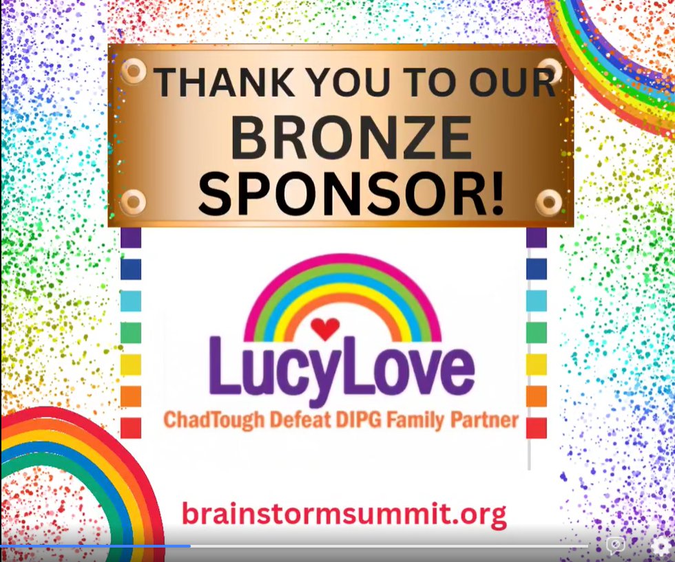 BrainStorm Summit (@brainstormsmt) on Twitter photo A big, sparkly THANK YOU to <a href="/LucyLoveDIPG/">Raegen Sieck</a> for your Bronze sponsorship of #BrainStormSummit 2024. Lucy will be honored as we collaborate to win the war against DIPG and all pediatric brain cancers! #cancelchildhoodcancer #defeatDIPG #ChadTough A big, sparkly THANK YOU to <a href="/LucyLoveDIPG/">Raegen Sieck</a> for your Bronze sponsorship of #BrainStormSummit 2024. Lucy will be honored as we collaborate to win the war against DIPG and all pediatric brain cancers! #cancelchildhoodcancer #defeatDIPG #ChadTough