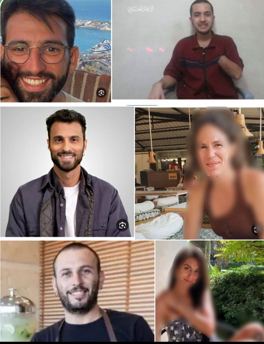 BREAKING: LEAKED PHOTOS OF 6 ISRAELI HOSTAGES WHOSE BODIES WERE FOUND IN GAZA LIKELY KILLED BY ISRAELI BOMBING