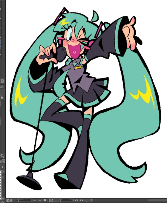 Some drawings of the queen :]Happy B-Day Hatsune Miku! #初音ミク誕生祭2024 