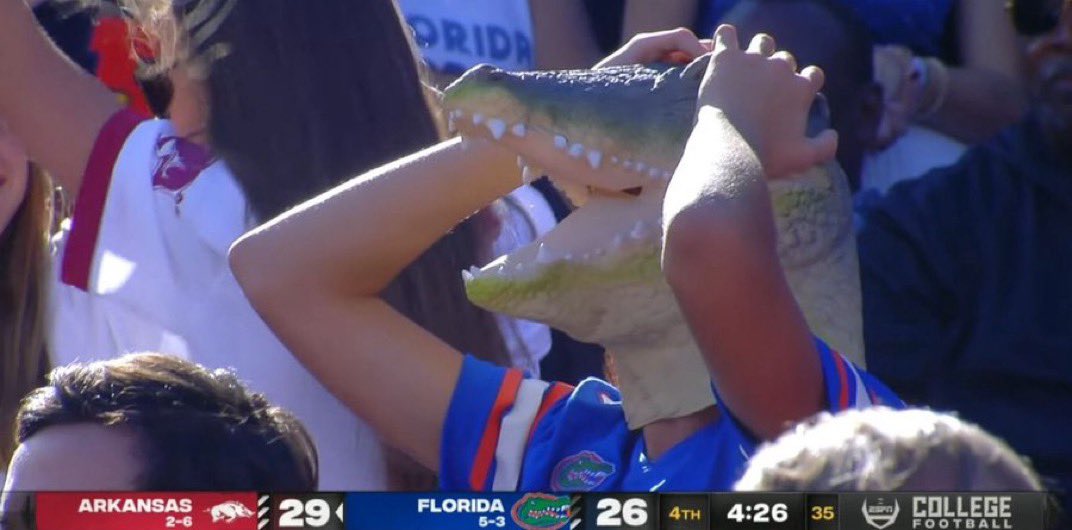Florida is 2-9 vs Teams that finished ranked under Billy Napier

Florida has lost 6 consecutive football games under Billy Napier

Florida hasn’t won a Home Game since October 7th, 2023

Florida is 1-10 vs rival teams under Billy Napier
That’s the tweet.