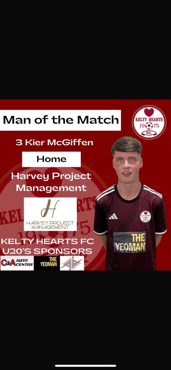 Last nights man of the match in a 0-0 draw away to Spartans was <a href="/kiermcgiffen1/">kier mcgiffen</a>