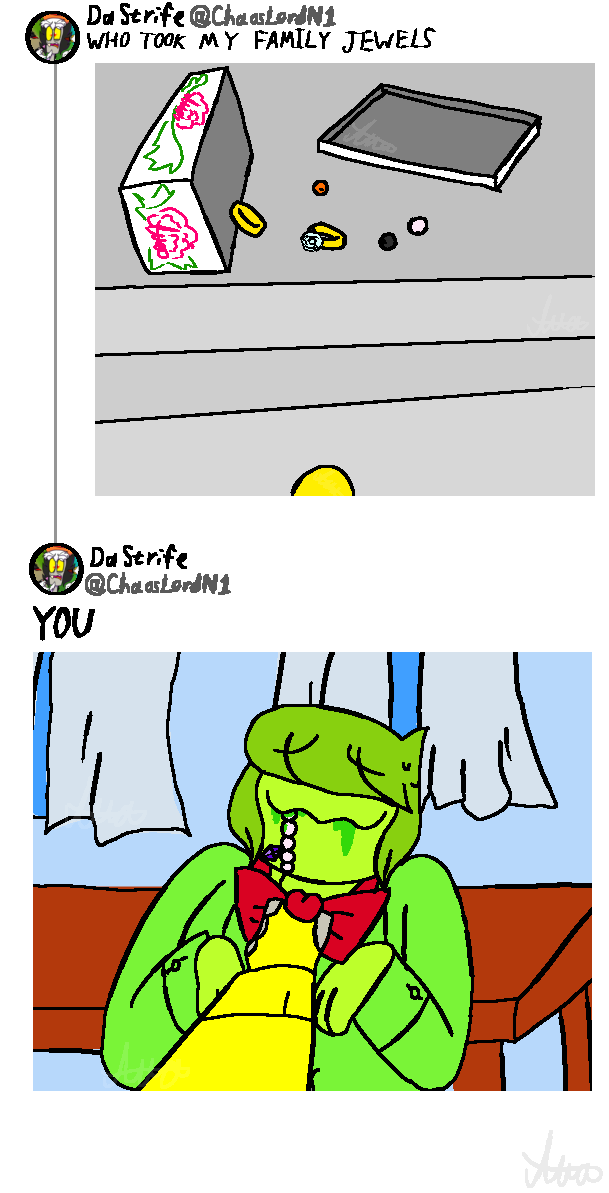 LianaTrofimenko's tweet photo. Silly #MLP AU fact!
TCOD!Smooze has eating disorder called Pica - he eats everything(inedible) that, in his case, shines and catches his eye with it such as jewels or silver:³
#MyLittlePony #TheCaptiveOfDiscord #Discord #Smooze https://t.co/Sq4Qb76l6q