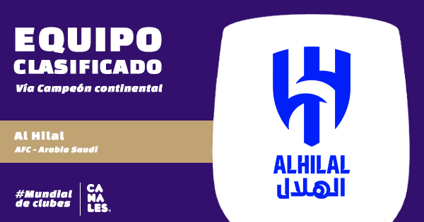 El <a href="/Alhilal_FC/">نادي الهلال السعودي</a> se clasificó al #MundialDeClubes USA 2025 por ser ganador de la AFC Champions League en 2021.
