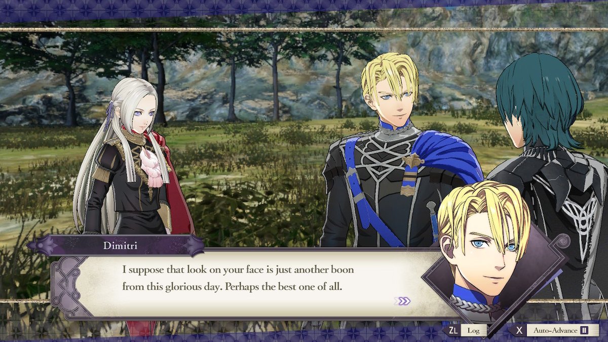 AramyxFun's tweet photo. Remember when that girl made a post on reddit about her boyfriend falling in love with a male game character and she felt jealous,  

and it turned out it was Dimitri and everyone was like "yeah no I get it"?

I mean...of course... https://t.co/1bGcNpkfGq