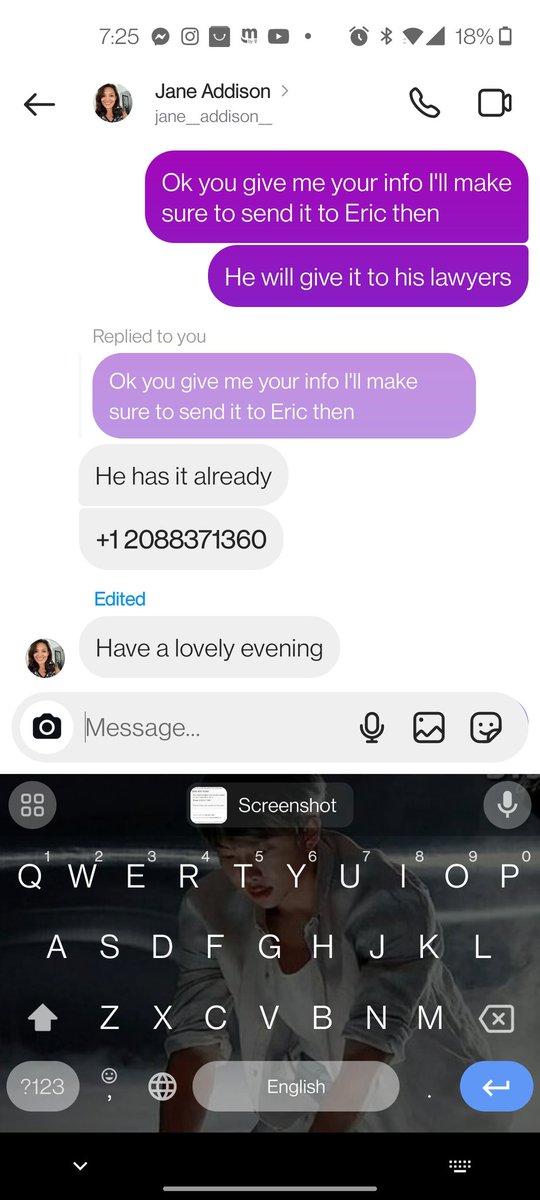 FegleyJennifer's tweet photo. @ericnamofficial this person is pretending to be part of your team that is their info I already reported them here is their profile also
https://t.co/nuan0G6GEP https://t.co/X72gn1kc96