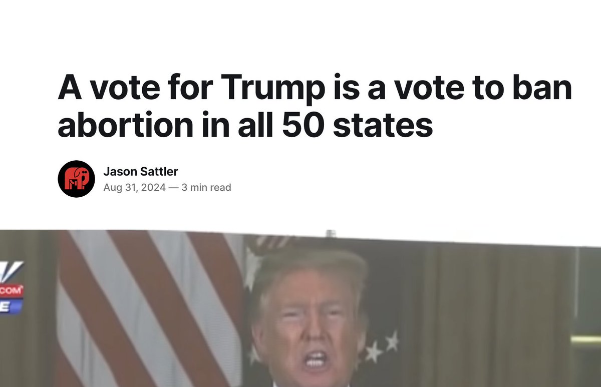 Go to Bluesky to save your brain -- L O L G O P (@lolgop) on Twitter photo Say it louder for everyone in the back.
We know this is true because Trump's deal with far-right freaks is: you stand by me no matter what, and I give you the Supreme Court.
The media may pretend this corrupt bargain isn't undeniable. But we better not.
i-know-how-much-you-care.ghost.io/a-vote-for-tru… Say it louder for everyone in the back.
We know this is true because Trump's deal with far-right freaks is: you stand by me no matter what, and I give you the Supreme Court.
The media may pretend this corrupt bargain isn't undeniable. But we better not.
i-know-how-much-you-care.ghost.io/a-vote-for-tru…