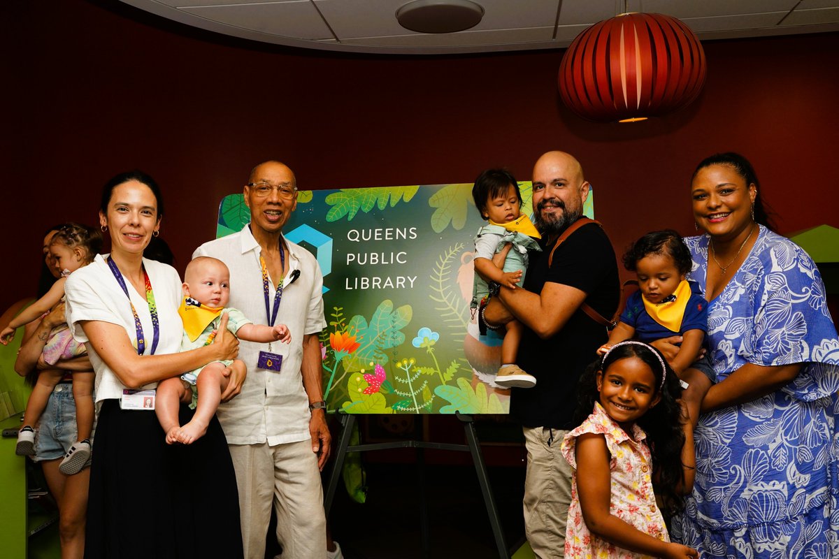 QPLNYC's tweet photo. Thank you to everyone who joined us at Flushing Library for our special bilingual storytime celebration of the #QPLBaby program with QPL President Dennis Walcott! 
https://t.co/IJUIdt4qeW https://t.co/wxsAaDwVJJ