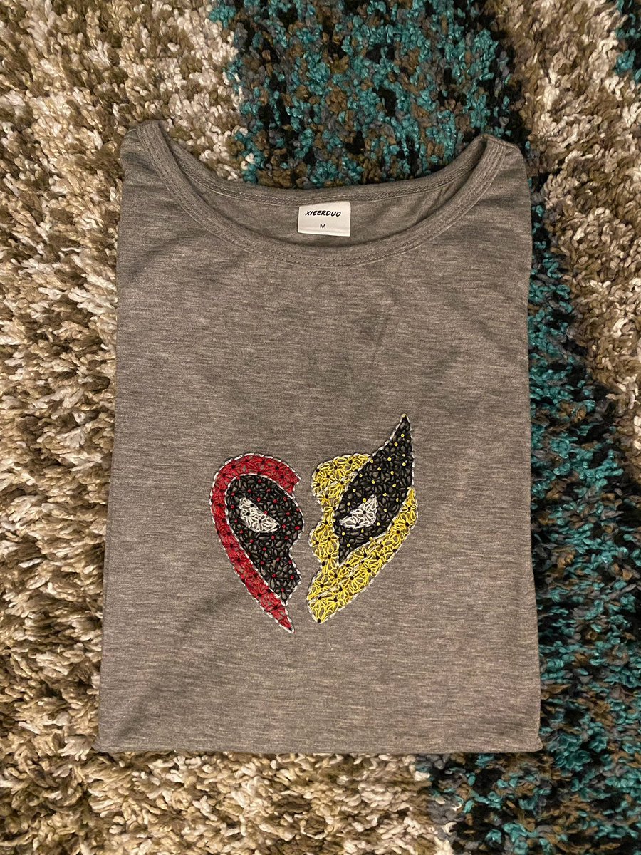 jolauriang's tweet photo. Been a long time since I made something for myself but I fear this one was inevitable #deadpool #wolverine #deadclaws #polverine https://t.co/v3s5yPDzVW