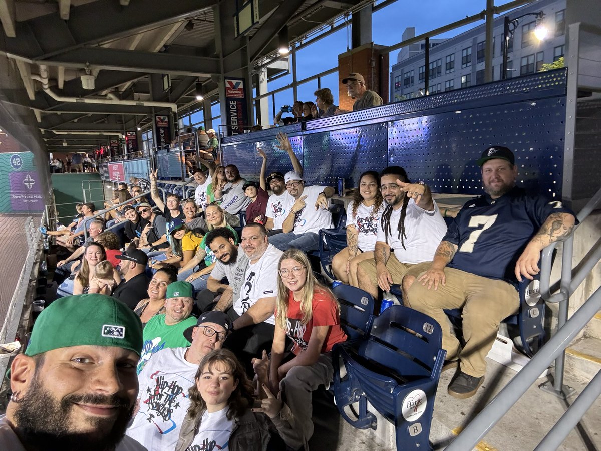 Mr. Batts 🦇 (@rapjoeybatts) on Twitter photo Hip Hop for the Homeless x <a href="/GoYardGoats/">Hartford Yard Goats</a> #nogoatsnoglory Hip Hop for the Homeless x <a href="/GoYardGoats/">Hartford Yard Goats</a> #nogoatsnoglory
