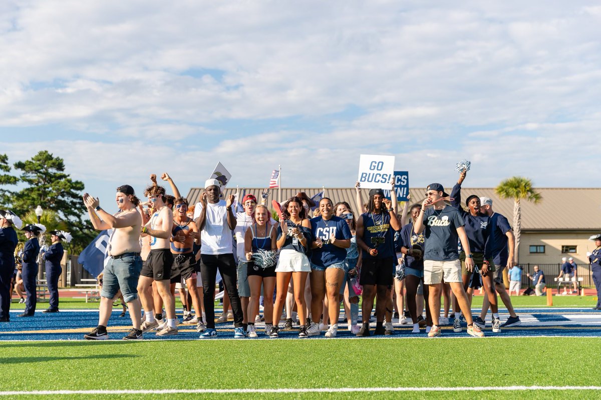 CSUNIV's tweet photo. Itโs halftime at the Lowcountry Boil Bowl!๐คฉ๐๐ค๐
#CSUBucs #CharlestonSouthern #GoBucsGo #LowcountryBoilBowl @CSU_FB https://t.co/TNkNKwfzQW