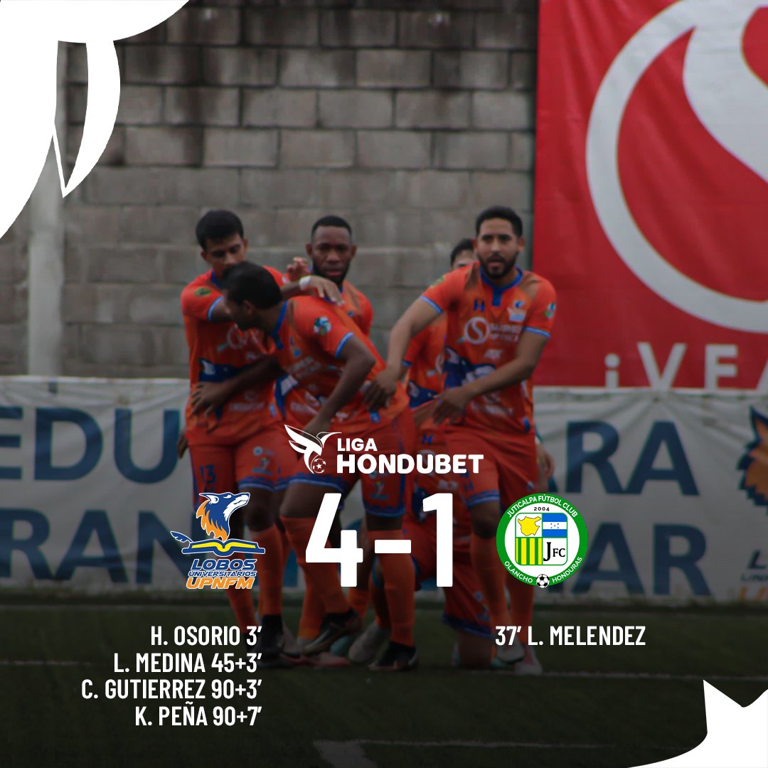 lnfphonduras's tweet photo. ¡GANARON LOS LOBOS! 🐺

#LigaHondubet https://t.co/o1p155UqtR