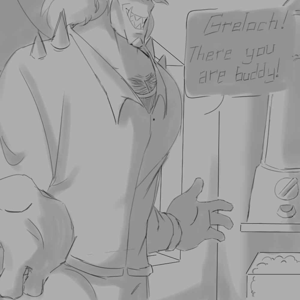 ArtzUser's tweet photo. OK so I found this old comic I made for #holydemon / #holyfam where, Kevin and Radford meets human!Moloch and I completely forgot about it, soo have it as unfinished lmaoo #spookymonth #SpookyMonthAU (1/2) https://t.co/ahQcSJrx3E