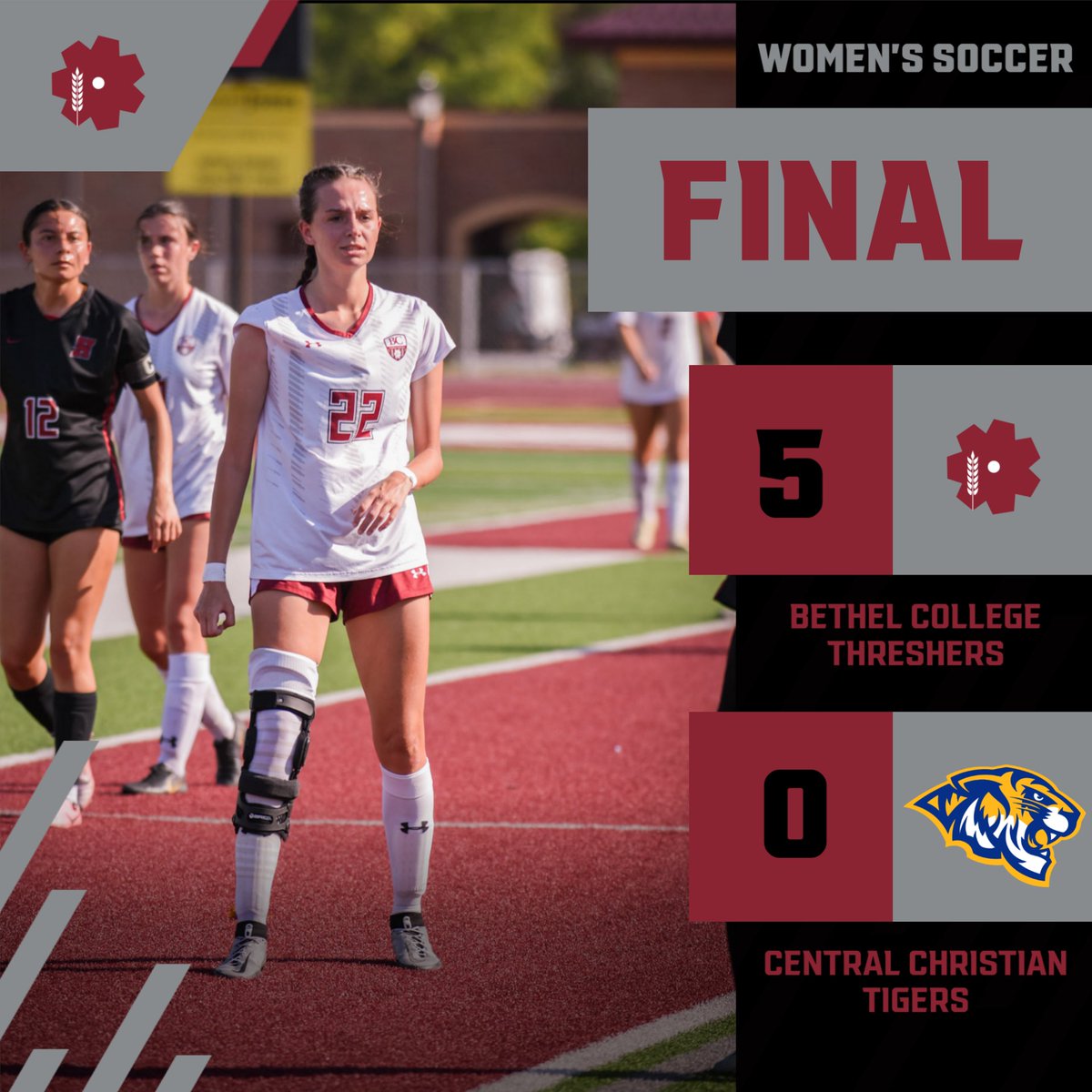 ThresherGameDay's tweet photo. Final from McPherson.
@ThreshersWSOC improves to 1-2 on the season.

Freshman Malayasia Larque scores two goals to lead the Threshers! https://t.co/IIf5jDVZoP
