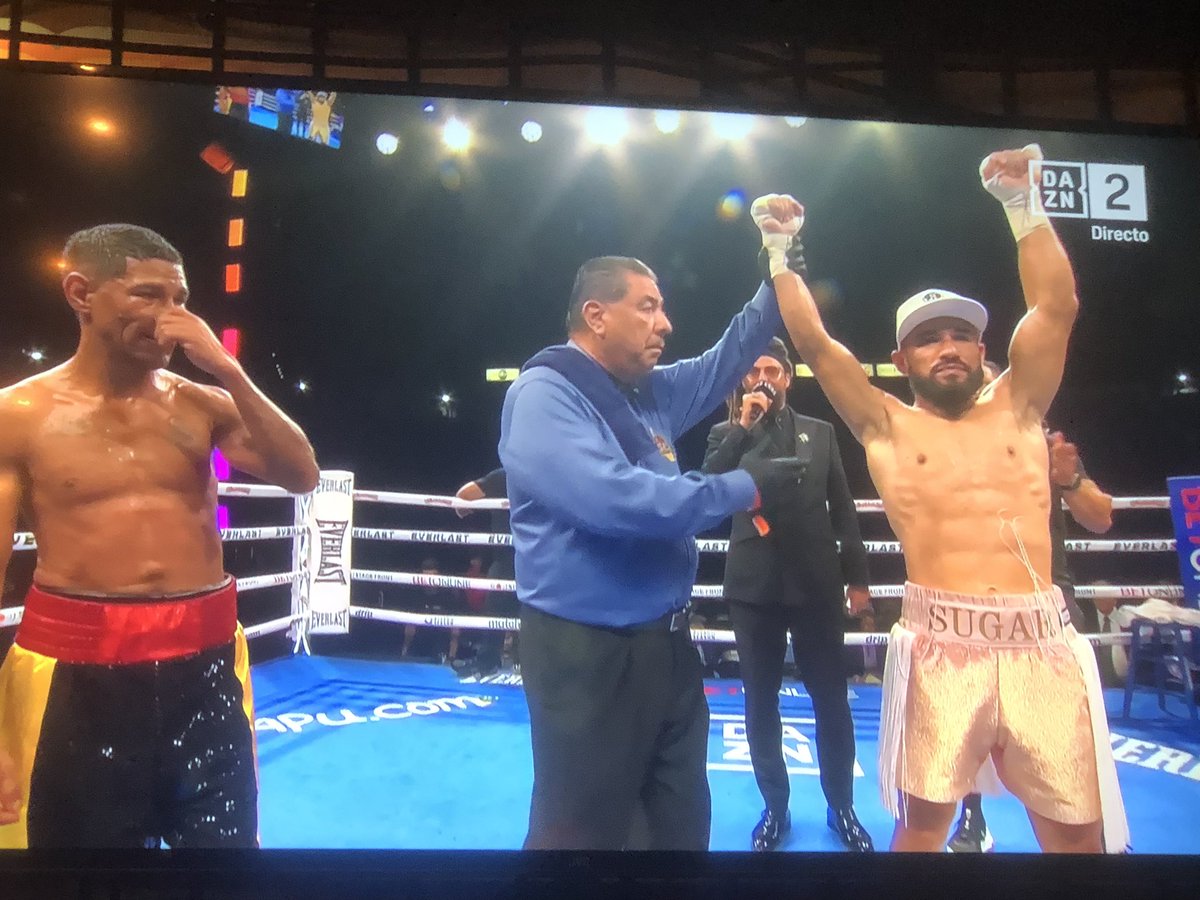 Azuucaarrrr!! 
28 ganadas 28 ko’s
<a href="/sugarnunez/">Sugarnuñez</a> por el campeonato y nadie lo para