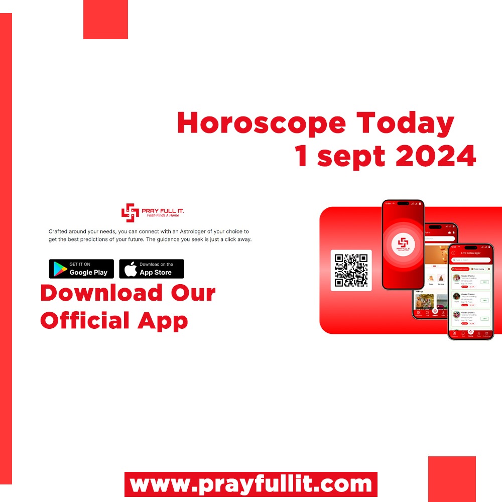 prayfullit's tweet photo. HOROSCOPE TODAY 1 sept 2024 
#prayfullit #panditghere #dailyhoroscope #astrology  #horoscope #Todayshoroscope #moonsign #astrologystudy  #aries #taurus #gemini #cancer #leo #virgo #libra #scorpio #sagittarius #capricorn #aquarius #pisces #palmistry #vastu. https://t.co/1K3PyLoAri