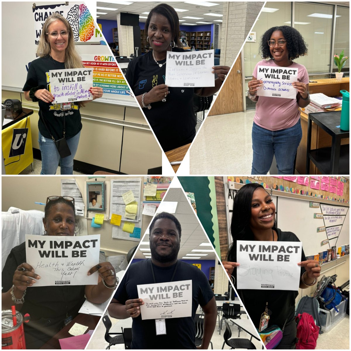 #LATEPOST ! Our #HornetNation staff celebrated <a href="/AVID4College/">AVID</a> Day Friday by pledging their  commitment to impacting our scholars by ensuring their College &amp; Career Readiness! Not only are we making the #AVIDIMPACT, but we are making an #ALDINEIMPACT!  #HORNETNATIONPRIDE