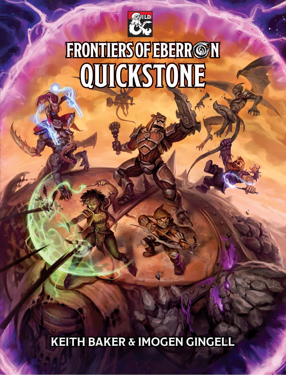 visionarypnd's tweet photo. Have Wand—Will Travel
PRE-ORDERS for Frontiers of #Eberron: #Quickstone by @HellcowKeith and @ilgingell start TODAY! Get it on @dms_guild #DMsGuild at https://t.co/UemmiWNK0d and get "Heart of Stone" for @roll20app FREE! More details on the product page.
Art by Dentifreaks! https://t.co/asd5JPC8tM