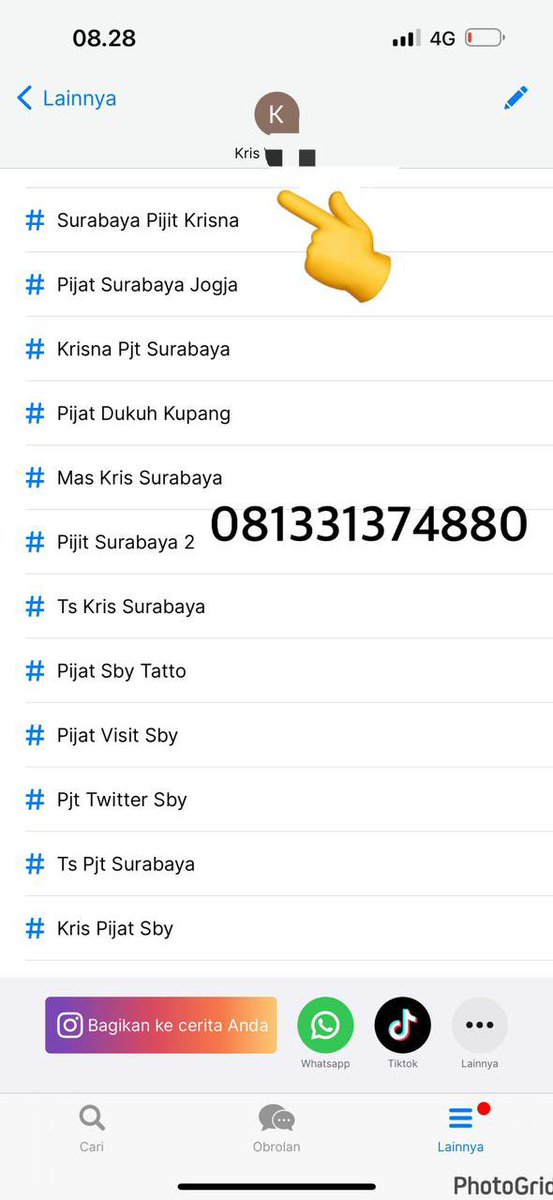 klik👉link WA , bit.ly/2DRU3Du
Getcontact NO bisa di cek :081331374880