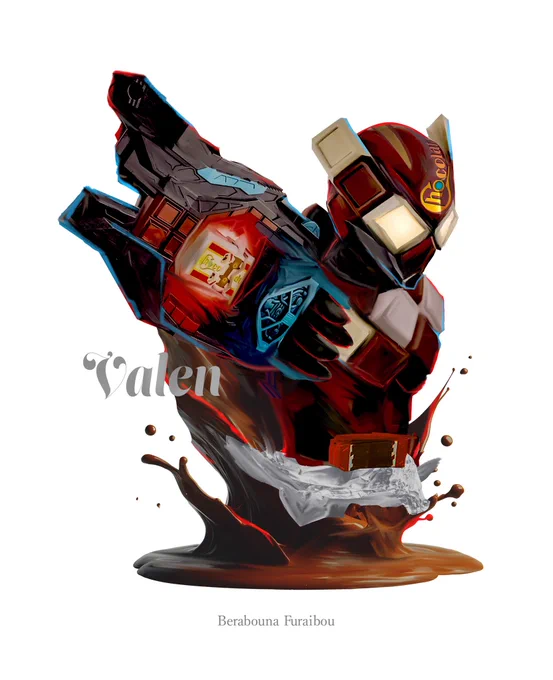 ひとくち目、ごちそうさまでした!#仮面ライダーヴァレン#nitiasa #fanart #日野友輔#KamenRiderGAVV 