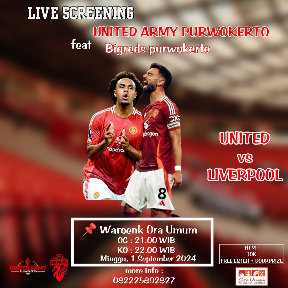 Jangan lupa nanti malam ramaikan lur !