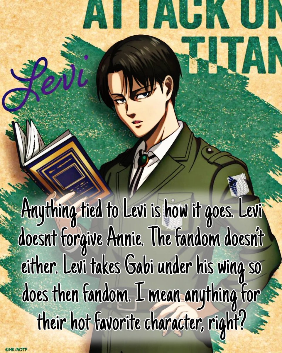 aotconfessions's tweet photo. #levihate #snk https://t.co/hkrkyKqi6X
